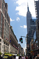 Macy's and the Empire State Building. New York City 2005