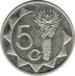 Namibië-Dollar 5cent-coin2.png