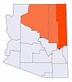 Arizona NA majority in red NA plurality in orange