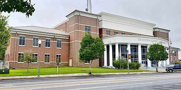 Okaloosa County's new Courthouse first case was held January 2, 2019.