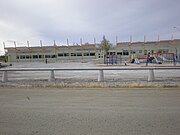 The new New K'àlemì Dene School under construction