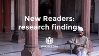Findings deck summarizing New Readers research in 2016
