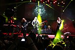 Nightwish lors d'un concert en Colombie en 2015