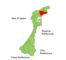 Situering van Noto in de prefectuur Ishikawa