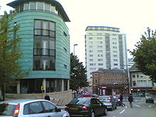 Buildings on the south side of the Lace Market area Nottinghamstreet.jpg