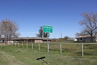 <span class="mw-page-title-main">O'Brien, Texas</span> City in Texas, United States