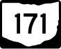 State Route 171 marker