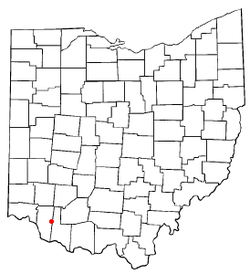 Umístění Williamsburg, Ohio