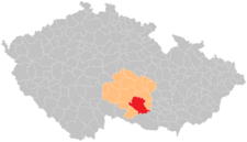 Správní obvod obce s rozšířenou působností Třebíč na mapě