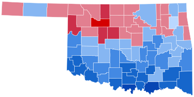 Risultati delle elezioni presidenziali dell'Oklahoma 1944.svg