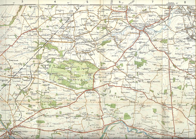 File:Ordnance Survey Popular Edition 1" map Darlington sheet 1925 a section.jpg