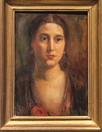 Portrait de la peintre Chela Aranis.