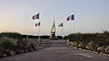 Het monument voor het commando Philippe Kieffer op het strand van Ouistreham