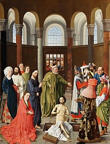 Albert van Ouwater, c. 1450 Ouwater, Aelbert van - The Raising of Lazarus - c. 1445.jpg