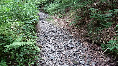 Gravel stream beds in Germany