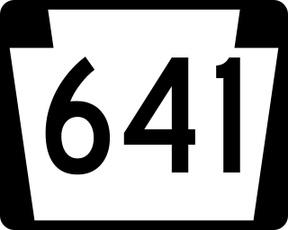 <span class="mw-page-title-main">Pennsylvania Route 641</span> State highway in Pennsylvania, US