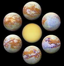 Titan – infrared views (2004 – 2017)