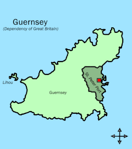 Parishes in Guernsey (St Peter Port shaded).GIF