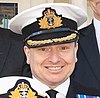 Past and present Commanding Officers of HMS Collingwood (cropped Jordan).jpg