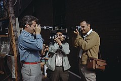 Photographers at the Chicago Old Town Art Fair in 1968 Photography by Victor Albert Grigas (1919-2017) 00232 Old Town Art Fair Chicago 1968 (23705070328).jpg