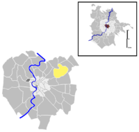 Position des Quartiers innerhalb der Stadt