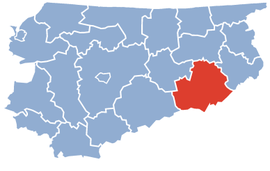 Poloha powiatu Powiat piski vo Varmsko-mazurskom vojvodstve (klikacia mapa)