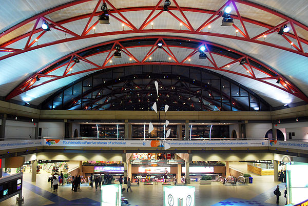 Airside Terminal, with the Alexander Calder mobile Pittsburgh on display in center