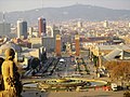 Plaça d'Espanya dal MNAC