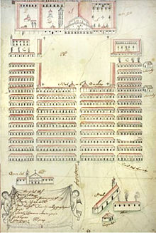 Plan of the settlement of Sao Miguel Arcanjo. Plano da Reducao de Sao Miguel Arcanjo.jpg