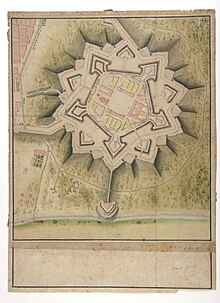 18th-century plan of the Citadel (published in Arxiu Historic de la Ciutat de Barcelona) Planta de la Ciutadella (segle XVIII).jpg