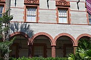 Ponce de Leon Hotel, now part of Flagler College, St. Augustine, Florida, USA U.S. National Landmark This is an image of a place or building that is listed on the National Register of Historic Places in the United States of America. Its reference number is 75002067.