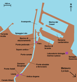 Porto di Fano - Mappa schematica.png