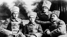 Members of the Ural Regional Soviet - the Bolsheviks who issued the order to execute Tsar Nicholas II Romanov and his family. Presidium of the Ural Regional Soviet.webp