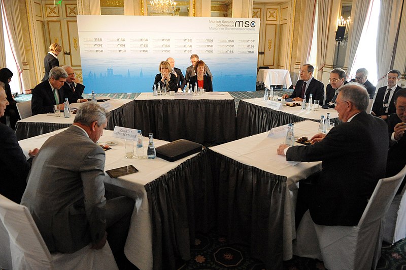 File:Quartet Members Meet on Sidelines of Munich Security Conference (12250246173).jpg