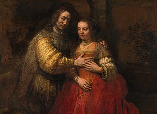 The Jewish Bride (c. 1667) by Rembrandt