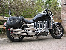 Triumph Rocket III, the largest displacement production motorcycle in the world Rocket 3a.JPG