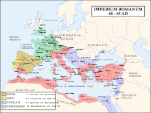 Das Römische Reich ca. 60 n. Chr.