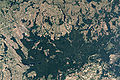Rospudos upės slėnis iš kosmoso