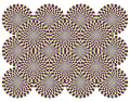 Rotating snakes illusion.svg