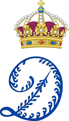 Royal Monogram of Queen Désirée of Sweden.svg