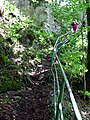 Ruine Falkenstein mit Geländer