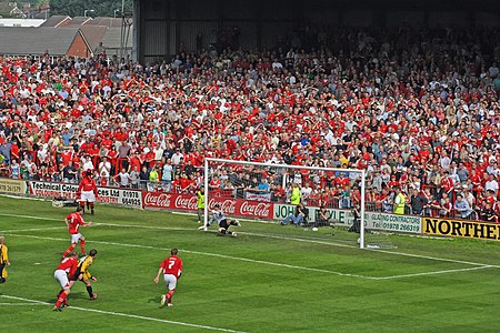 Goal by Ryan Valentine of Wrexham AFC, 2007