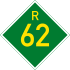 Provinsiale roete R62 shield