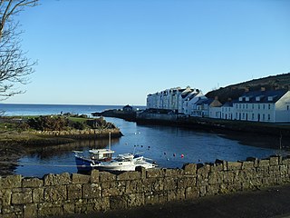 Cushendun village in United Kingdom