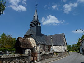 The church in Saint-Vincent-du-Boulay