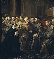 Ο Άγιος Μποναβεντούρα εισέρχεται στο τάγμα των Φραγκισκανών, 1628, Μαδρίτη, Μουσείο του Πράδο