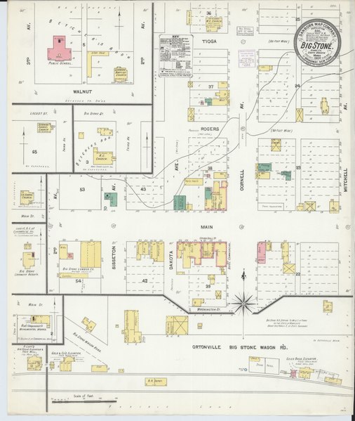 File:Sanborn Fire Insurance Map from Big Stone City, Grant County, South Dakota. LOC sanborn08206 002.tif