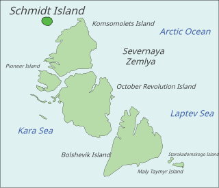 <span class="mw-page-title-main">Schmidt Island</span> Island in Russia