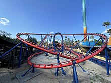 The Scorpion Rollercoaster at Busch Gardens Tampa Florida USA with