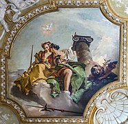 Scuola Grande dei Carmini (Venice) - Sala capitolare - Coraggio e giustizia - Giambattista Tiepolo.jpg